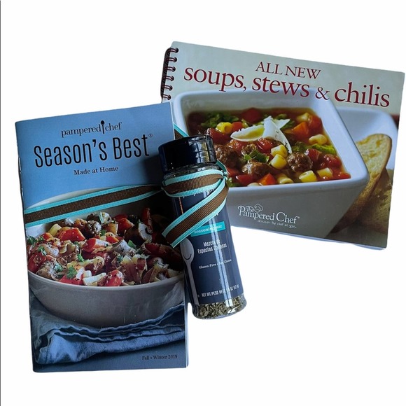 Pampered Chef Kitchen New Pampered Chef Soups Stews Recipe Books